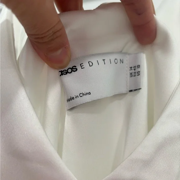 ASOS Edition Elegant Satin Dress - Picture 3 of 3